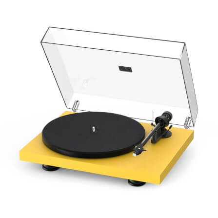 เครื่องเล่นแผ่นเสียง PROJECT : DEBUT CARBON EVO (พร้อมหัวเข็ม ORTOFON รุ่น 2M RED) (SATIN YELLOW)_0
